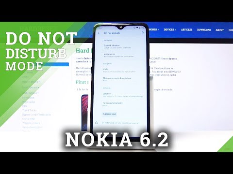 How to Enter Do Not Disturb Mode in NOKIA 6.2 2019 – Silent Mode