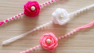 How To Make Rakhi | DIY | Handmade Rakhi | Rakhi Making With Wool