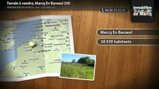 preview picture of video 'Terrain à vendre, Marcq En Baroeul (59)'