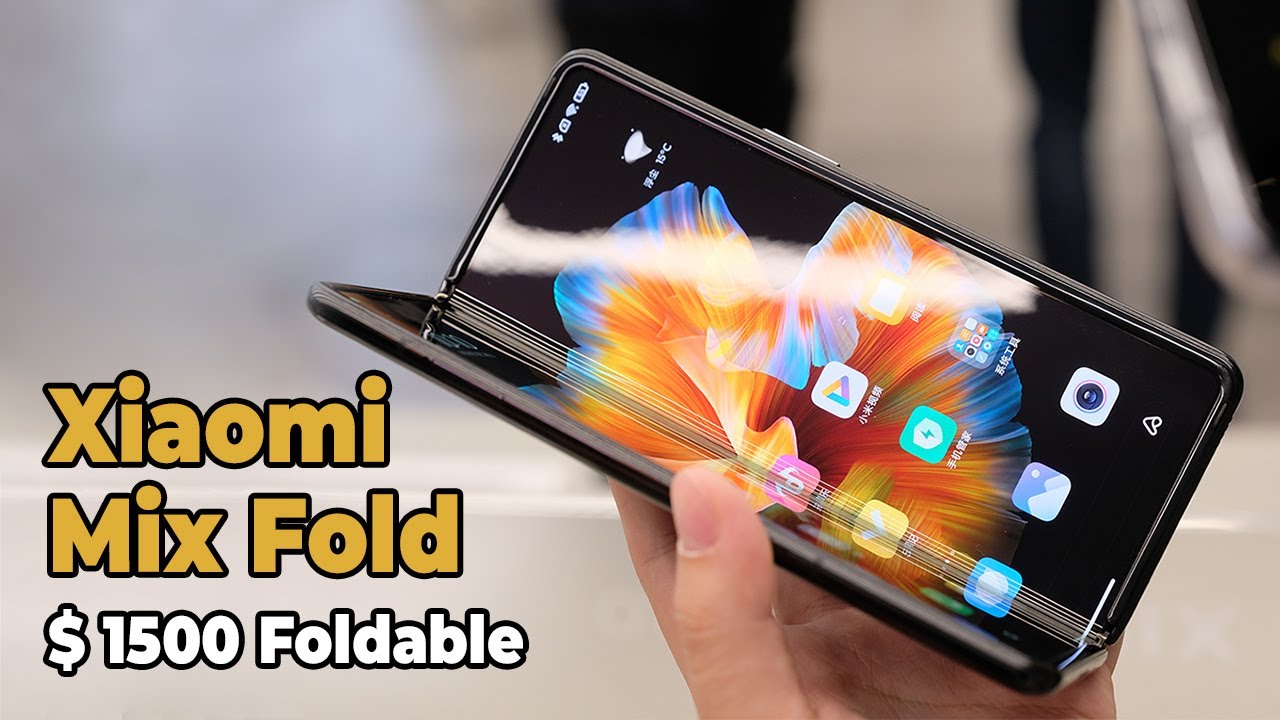 MI MIX FOLD hands on | Galaxy Z Fold 3 Rival | What's New?