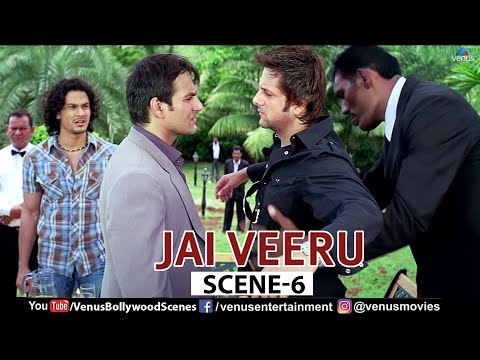 Kunal Khemu Introduce Fardeen Khan To Arbaaz Khan | Jai Veeru Scene - 6