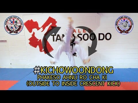 Ki Cho Woon Dong (WTSDA) Outside to Inside Crescent Kick Tutorial