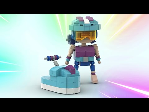 ЛЕГО АКВАБАЙКЕР ДЖЕКИ БРАВЛ СТАРС|LEGO JET SKI JACKY|LEGO MOC|ЛЕГО САМОДЕЛКА|