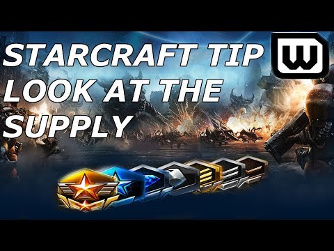 Learn Starcraft Tip #1 - Look At The Supply!
