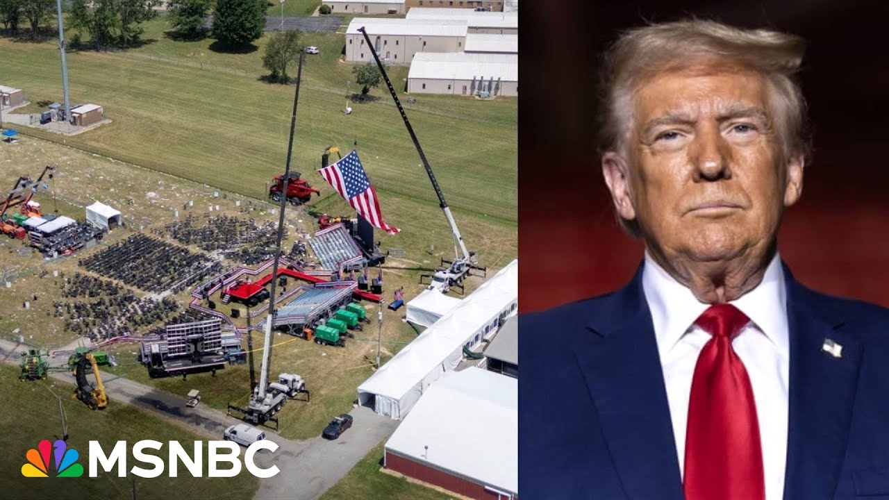 ‘Feels a little strange’: MSNBC reporter revisits the site of the first Trump assassination attempt