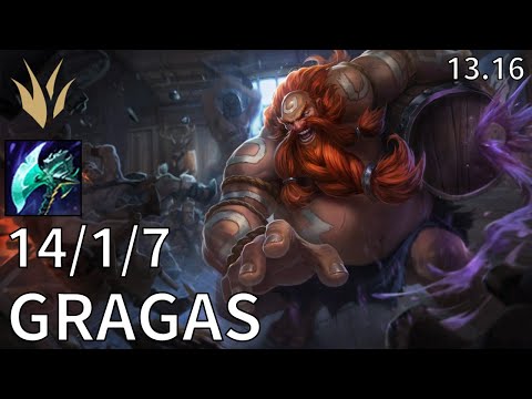 Gragas Jungle vs Viego - EUW Diamond | Patch 13.16