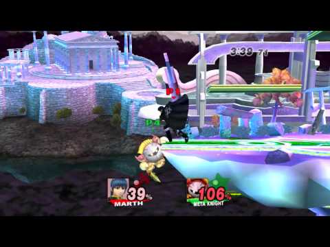Mr. R (Marth) vs Otori (Metaknight) 1 + 2 of 3 (Europe vs Japan)