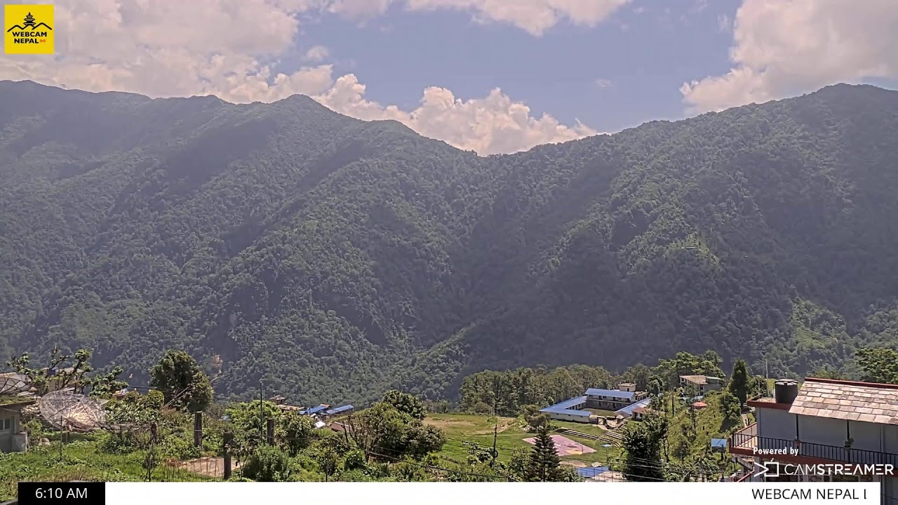 Live webcam view of Ghandruk Village & Annapurna Himalayas