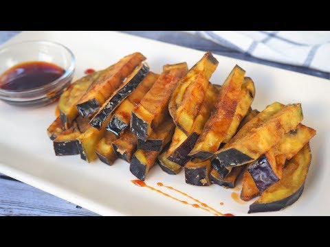 BASTONES de BERENJENA con Curry