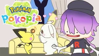 【POKEMON: POKOPIA】finishing the main game & then working on palette town! (╯°□°)╯︵◓