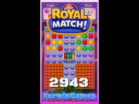 Royal Match Level 2943 - No Boosters Gameplay