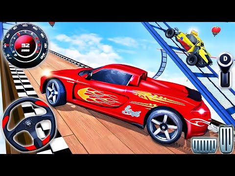 Vertical Mega Ramp Impossible 3D - Car Stunts Racing Tracks 3D - Android GamePlay