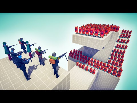 GERMAN ARMY SOLDIER vs 100x UNITS - Totally Accurate Battle Simulator TABS