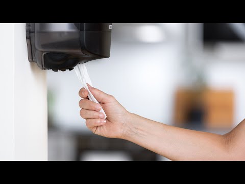 Handtorkrulle Katrin Plus Hylslös S 110m Vit 12rl - Youtube manufacturer video 2
