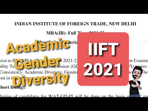 IIFT goes IIM way. Introduces Gender and Academic Diversity | New Eligibility Criteria for IIFT