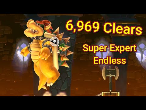 6,969 Clears! [Road to #1 Super Expert Endless] [#67] [6,969+ Clears]