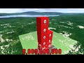NumberBlock from ONE to TRILLION - higher than clouds - in MineCraft!