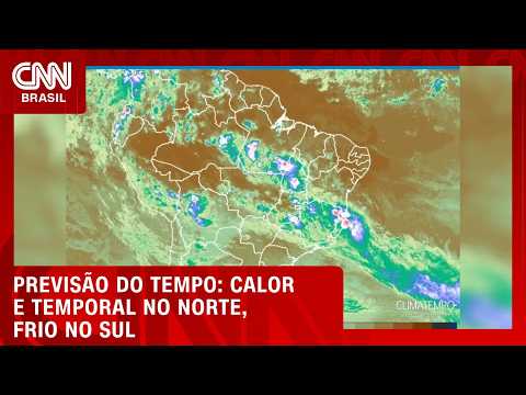Ciclone extratropical aumenta risco de temporais pelo Brasil nesta semana | CNN NOVO DIA