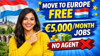Move to Luxembourg for FREE 🚨 Government Jobs Portal Paying $75K+ | Work Visa 2026 | Dream Canada