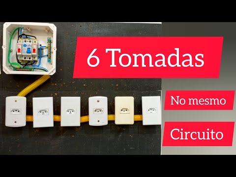 ELETRICA PARA INCIANTES - Como instalar circuito de tomada completo