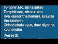 Toh Phir Aao Lyrics Video Awarapan 2 Song