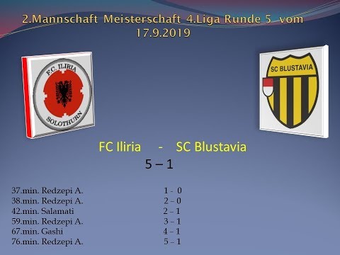 2.Mannschaft Meisterschaft 4.Liga FC Iliria - SC Blustavia