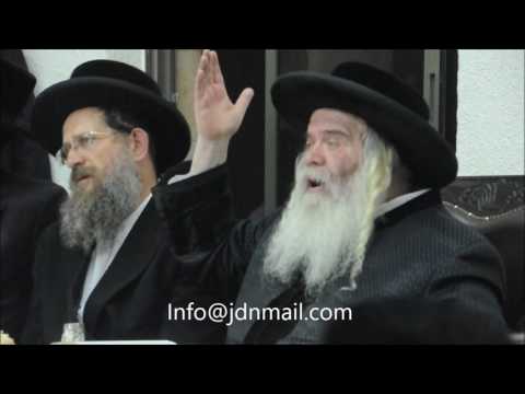 Kretchnif Rebbe Commemorating His Father's Yahrtzeit - Iyar 5776