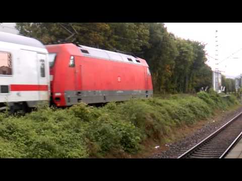 Durchfahrt BR101 mit IC in Stuttgart Nordbahnhof