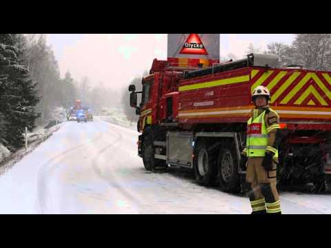 Förädiska halkan i västsverige orsakar flera olyckor