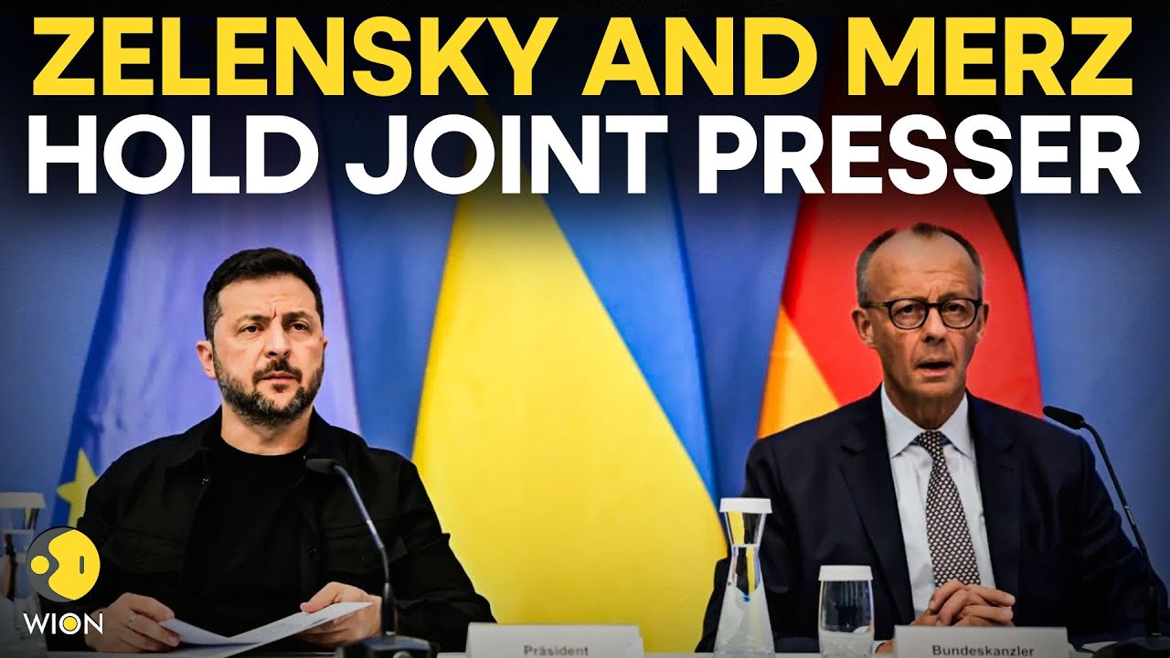 Zelensky In Germany LIVE: Zelensky, Merz Address Media After High-Stakes Talks | WION
