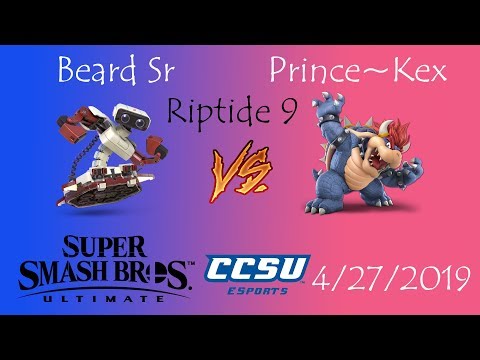 Riptide 9 CCSU Smash Ultimate - Beard Sr (ROB) vs Prince~Kex (Bowser)