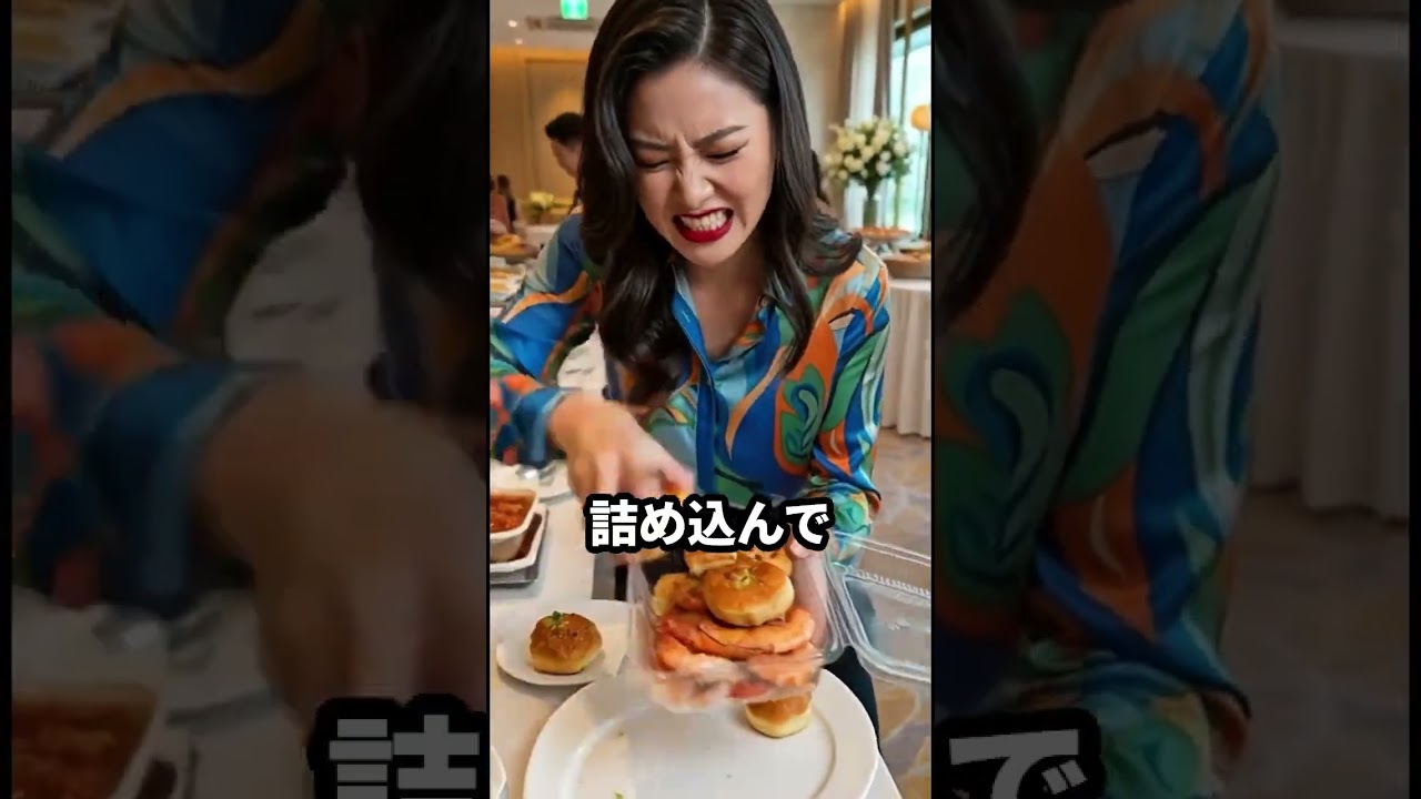 ホテルの高級ビュッフェ #スカッと