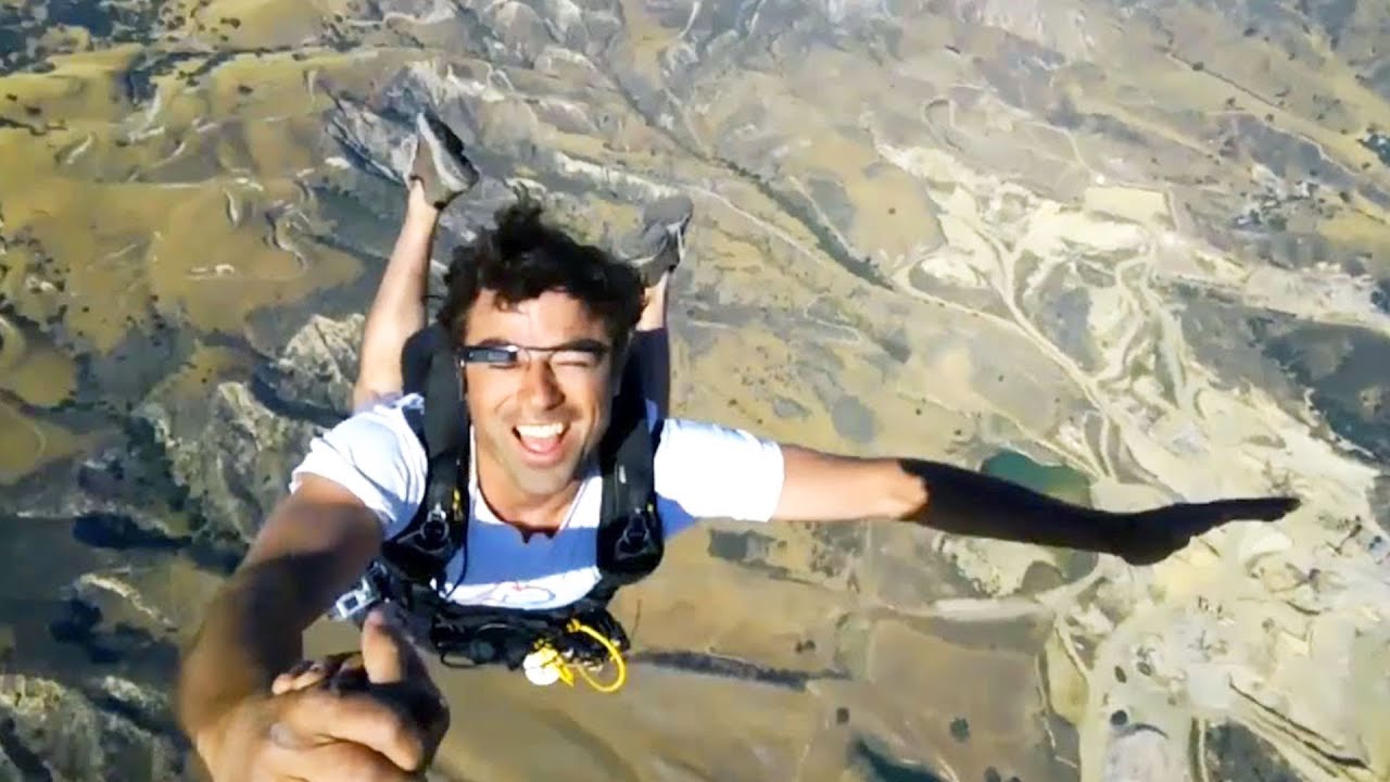 Behind The Scenes On The Google Glasses Skydive