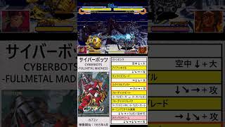 「サイバーボッツ」必殺技集その３「フォーディー」#格闘ゲーム#必殺技集