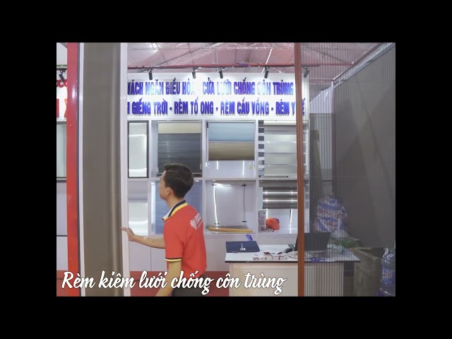 Rèm kiêm lưới chống côn trùng Hệ 32 LUX - 1 lớp