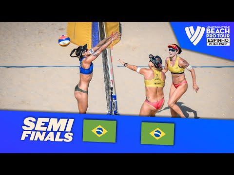 Andressa/Vitoria vs. Agatha/Rebecca - Semi Finals Highlights Espinho 2023 #BeachProTour