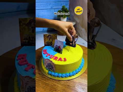 Chennai super king | mahendra singh dhoni theme cake #cake #shortsviral #tending #birthdaycake