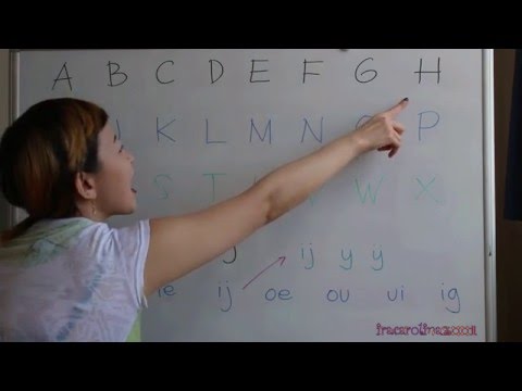 LEARN DUTCH LANGUAGE/ NETHERLANDS [IN ENGLISH] #1 ABCD .. XYZ