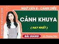 Cảnh khuya Ngữ văn lớp 8 Cánh diều