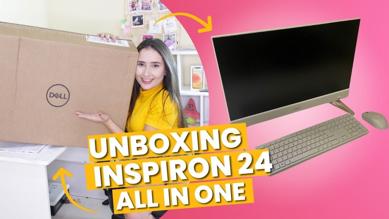Unboxing do meu novo computador| ALL IN ONE DELL INSPIRON 24 - Core i7 16GB ssd512