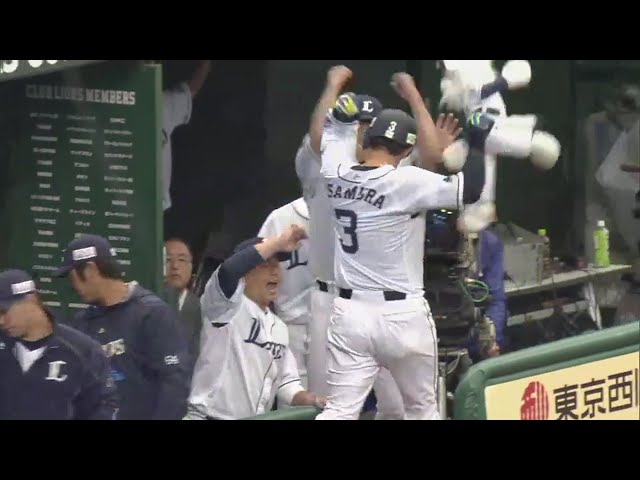 【6回裏】キャプテンがチームに勢いをつけるか!? ライオンズ・浅村のソロホームランで反撃!! 2018/10/21 パーソル CS パ final L-H