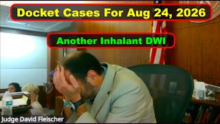 Judge Fleischer's Criminal Court Docket August 24th, 2026 - Vikky's Court Watch