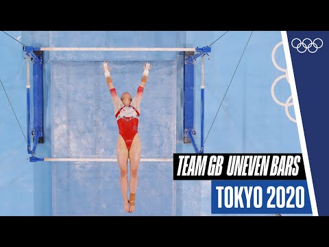 🇬🇧 Great Britain's Women's Gymnastics Team on the Uneven Bars 🤸🏻‍♀️ at Tokyo 2020