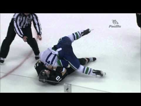 Canucks at Ducks - Ryan Kesler Vs Corey Perry - Pre-Season - 10.01.10 - HD