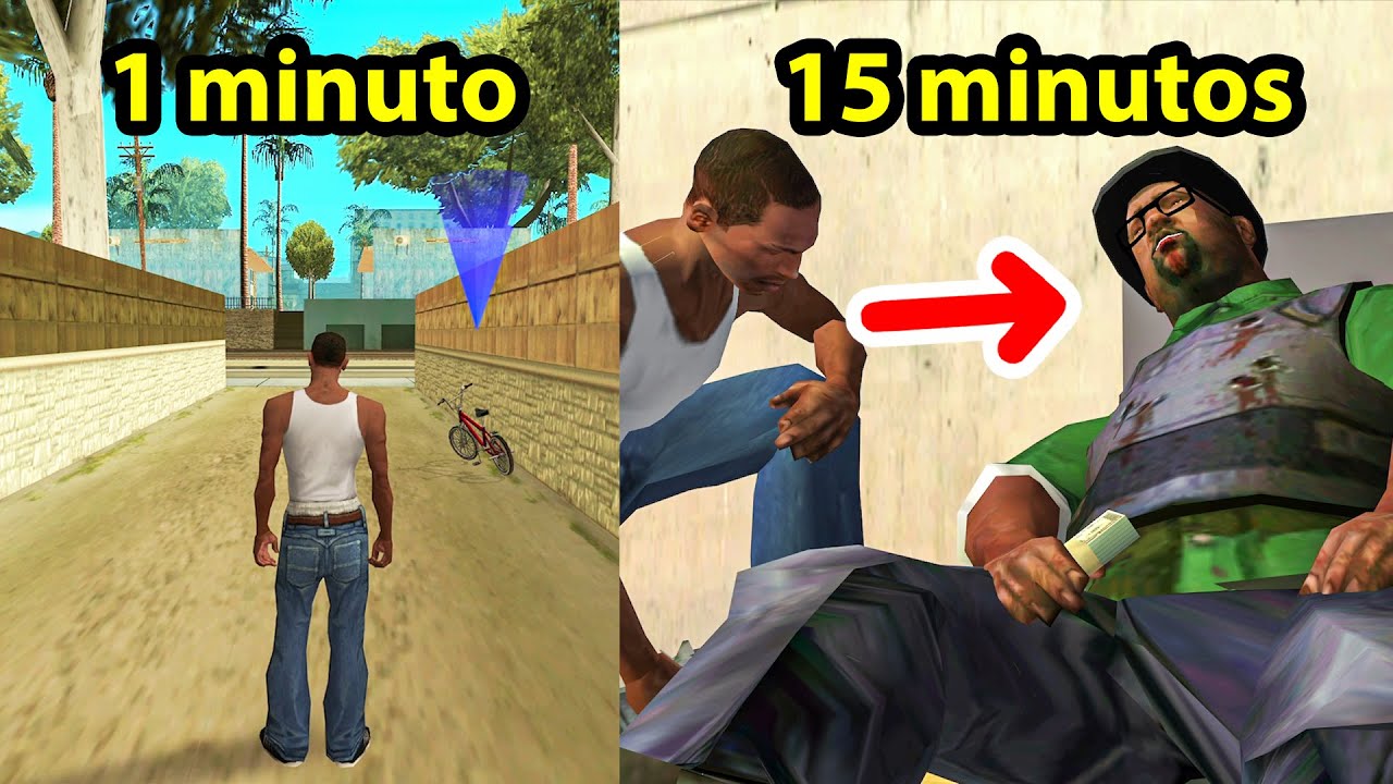 ZERANDO GTA SAN ANDREAS EM 15 MINUTOS