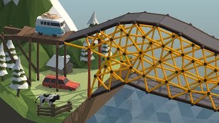 Using Basic Geometry to play Poly Bridge