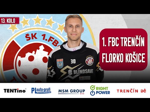 LIVESTREAM | Extraliga muži | 1. FBC Trenčín - FK Florko Košice | 13.12.2025