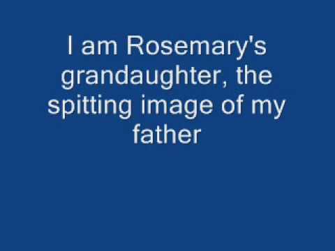 Who I am (Rosemary's Grandaughter) lyrics