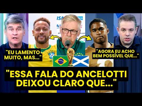 PREOCUPANTE??? “Cara, essa FALA do ANCELOTTI sobre o NEYMAR e o ENDRICK…” VEJA DEBATE! | SELEÇÃO