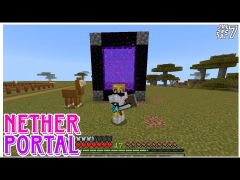 Unreal Nether Portal Build + New Advancements! Minecraft Survival 1.20